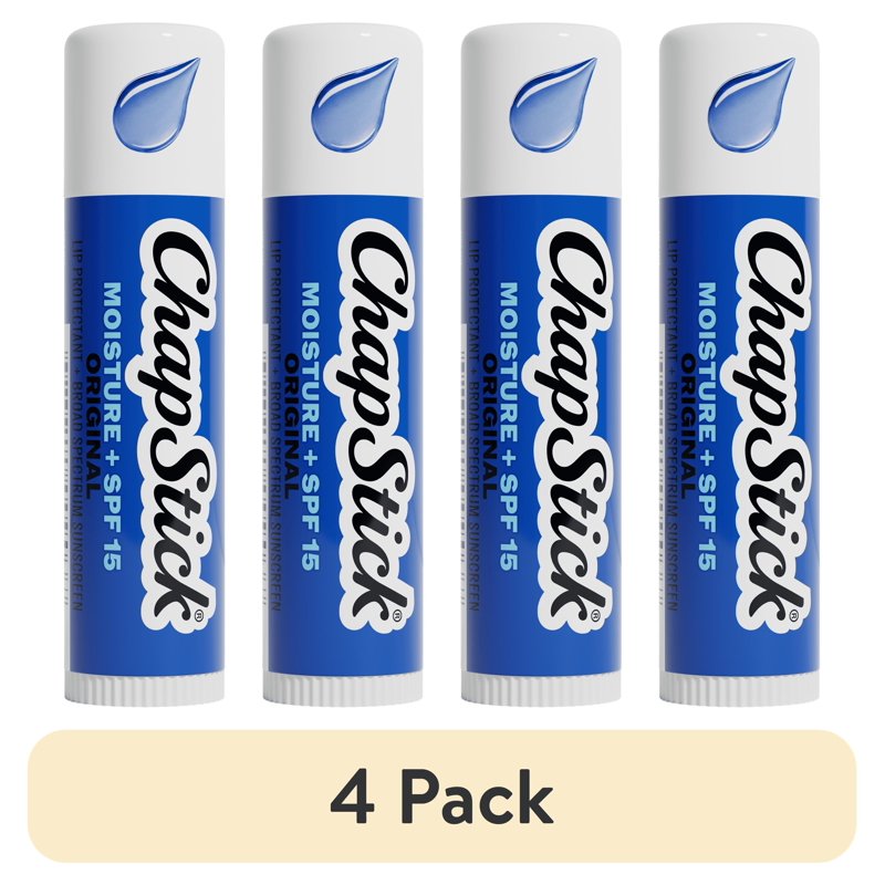 Moisturizing Lip Balm with SPF 15 - Unscented Sun Protection for Lips