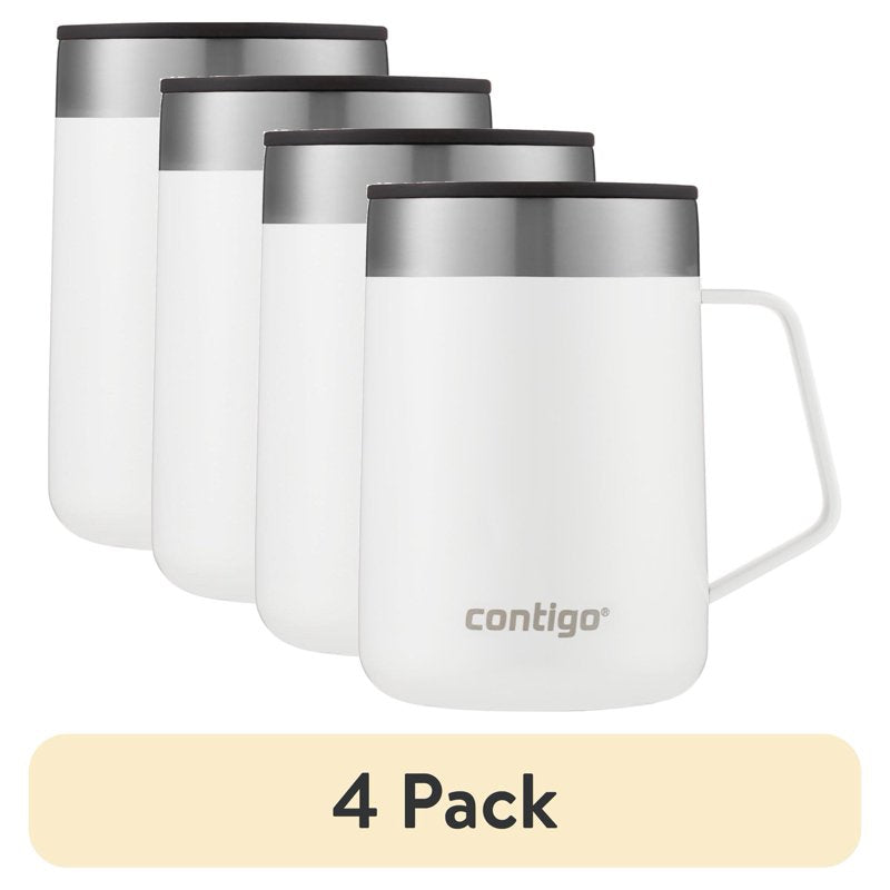 14 oz. Stainless Steel Mug - Vacuum Insulated - 4 Pack - Salt