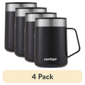 Contigo 14oz Vacuum Insulated Stainless Steel Mug - Licorice, 4 Pack