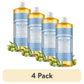 Unscented Pure-Castile Liquid Soap - Organic Multi-Purpose Body Wash