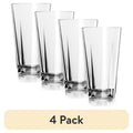 16 oz Glass Tumbler - 4 Pack for Everyday Beverages