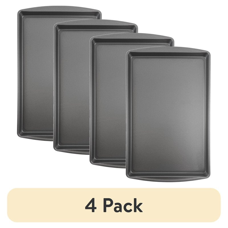 Large Nonstick Cookie & Baking Sheets - 4 Pack, 11" x 17"