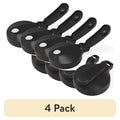 Wide Mouth Mason Jar Lids with Flip Top Pour Spout - 4 Pack