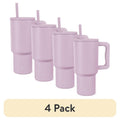 Insulated Stainless Steel Trek Tumbler - 30 fl oz - 4 Pack - Lavender Mist