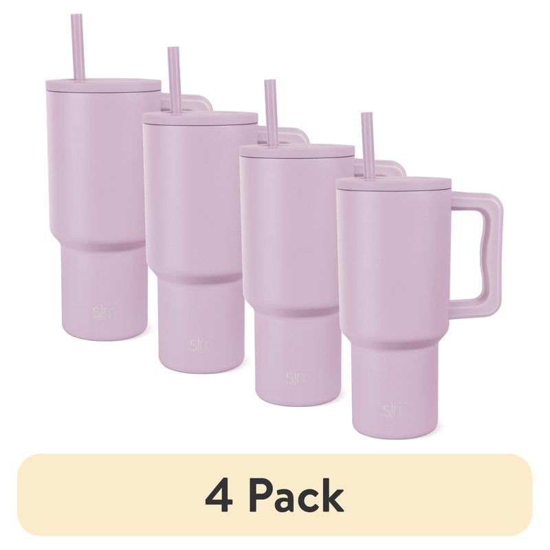 Insulated Stainless Steel Trek Tumbler - 30 fl oz - 4 Pack - Lavender Mist