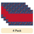 Spiderman Birthday Plastic Party Tablecloth - 4 Pack, 84x54in
