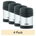 10 oz Vacuum Insulated Stainless Steel Food Jar - Silver, 4 Pack