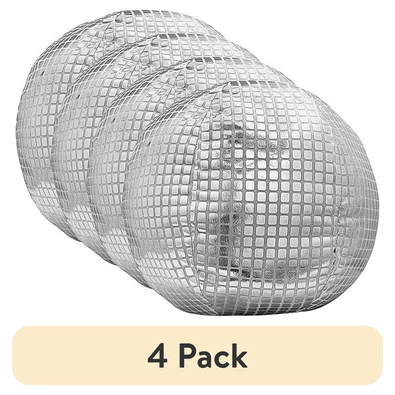 Urban Shop 12-Inch Disco Ball Decorative Pillow - Set of 4, Teen & Young Adult Home Decor