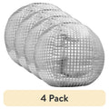 Urban Shop 12-Inch Disco Ball Decorative Pillow - Set of 4, Teen & Young Adult Home Decor