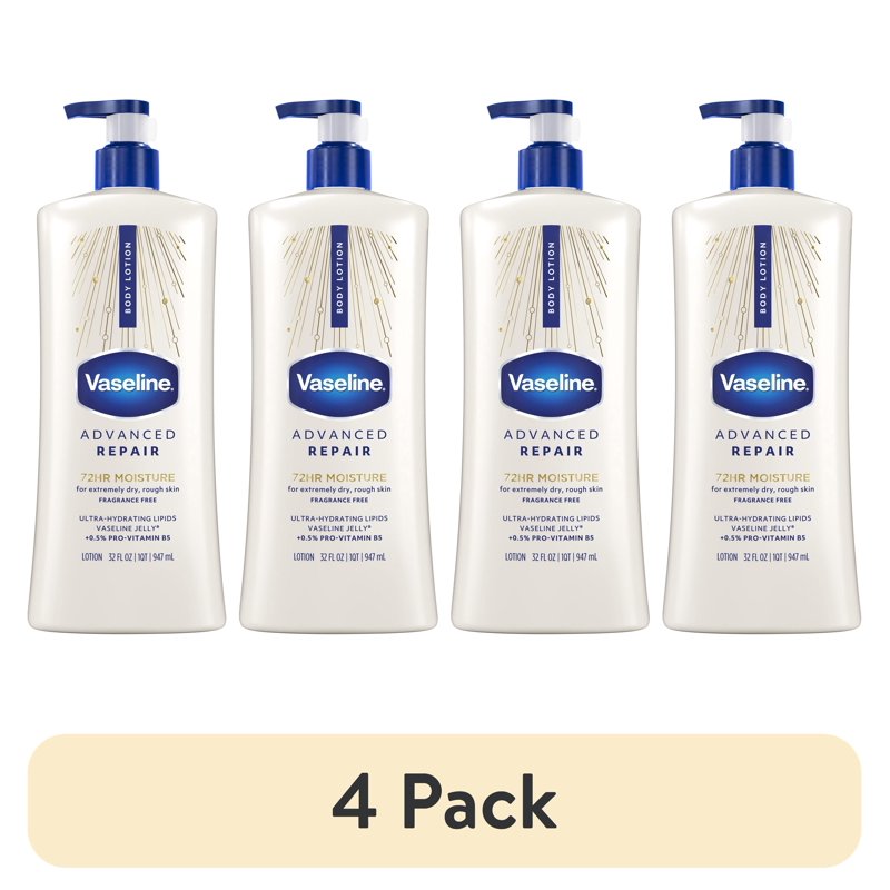 Advanced Repair Unscented Body Lotion for Dry Skin - 32 fl oz, 4 Pack