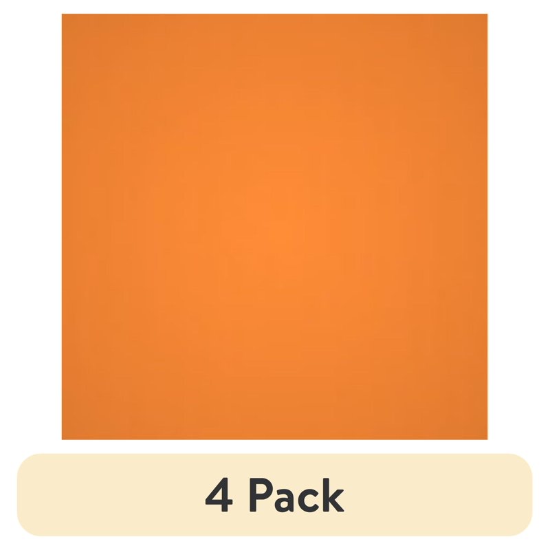 Carrot Cotton Fabric 4 Pack - 1 Yard Each, 44-Inch Wide for Quilting & Sewing