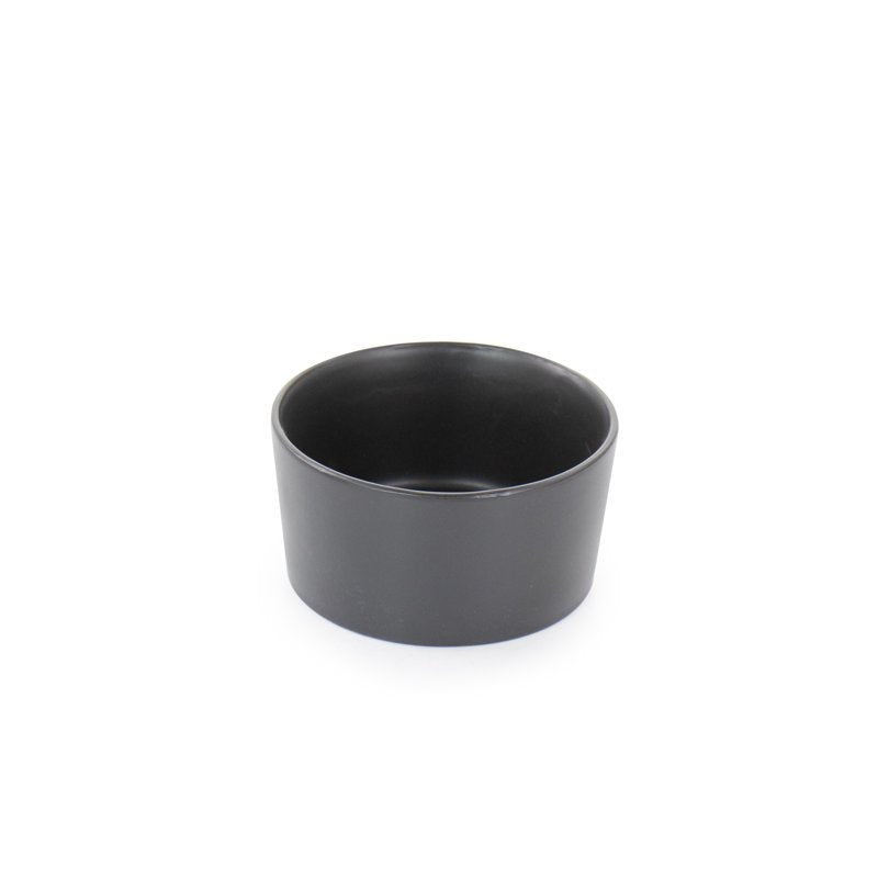 20-Piece Matte Black Stoneware Dinnerware Set