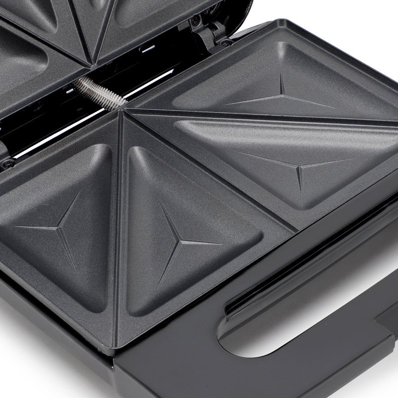 Electric Non-Stick Sandwich Maker - Silver Panini Press