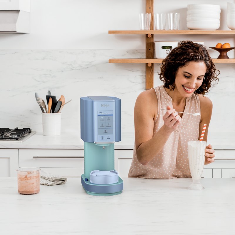 Ninja CREAMi Ice Cream Maker - 5-in-1, Blue, 2 Pint Containers