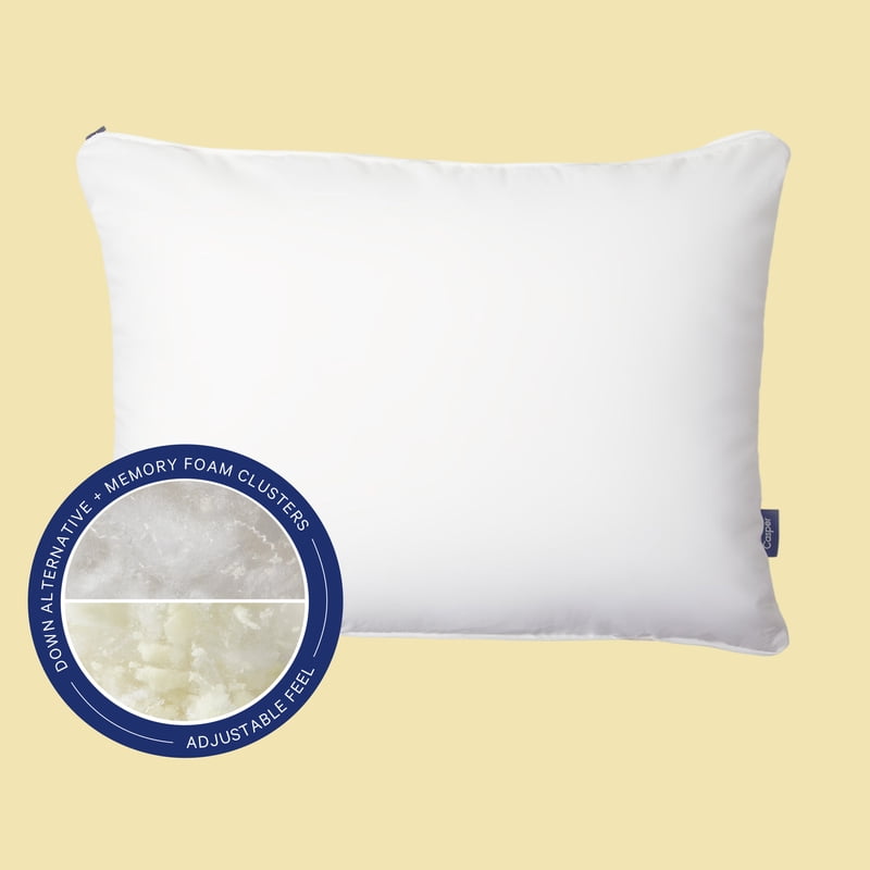 8 Pack Cooling Adjustable Memory Foam Pillow with Cotton Cover – Standard Size, Support & Comfort