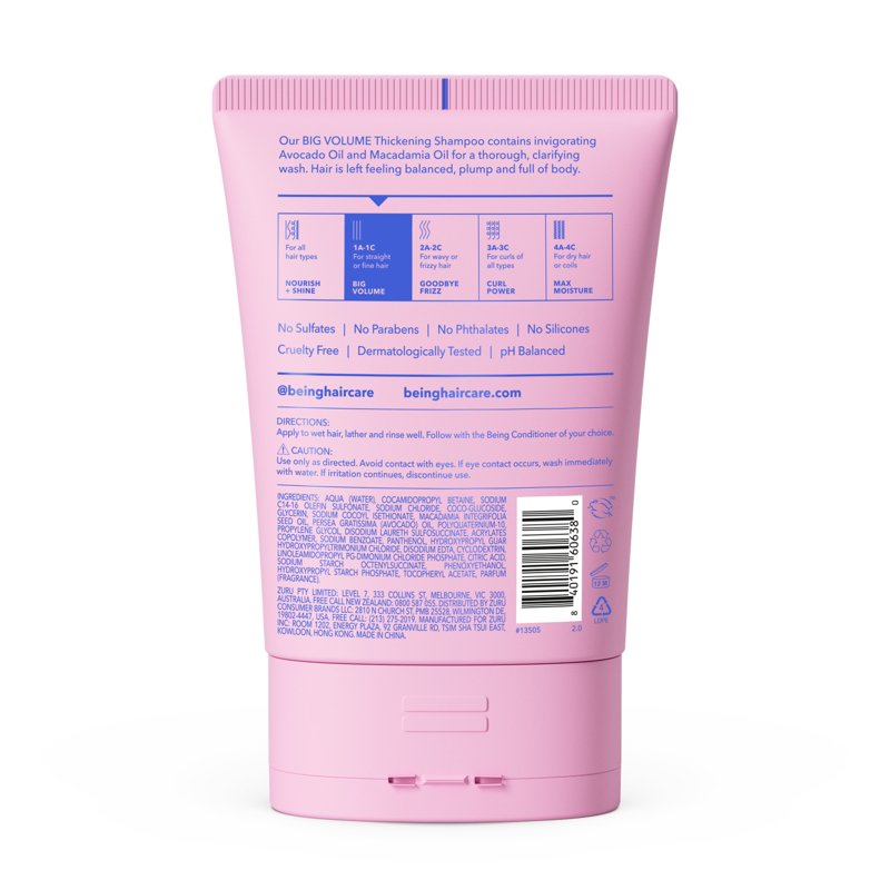 BIG VOLUME Thickening Shampoo with Avocado & Macadamia Oil - 354mL