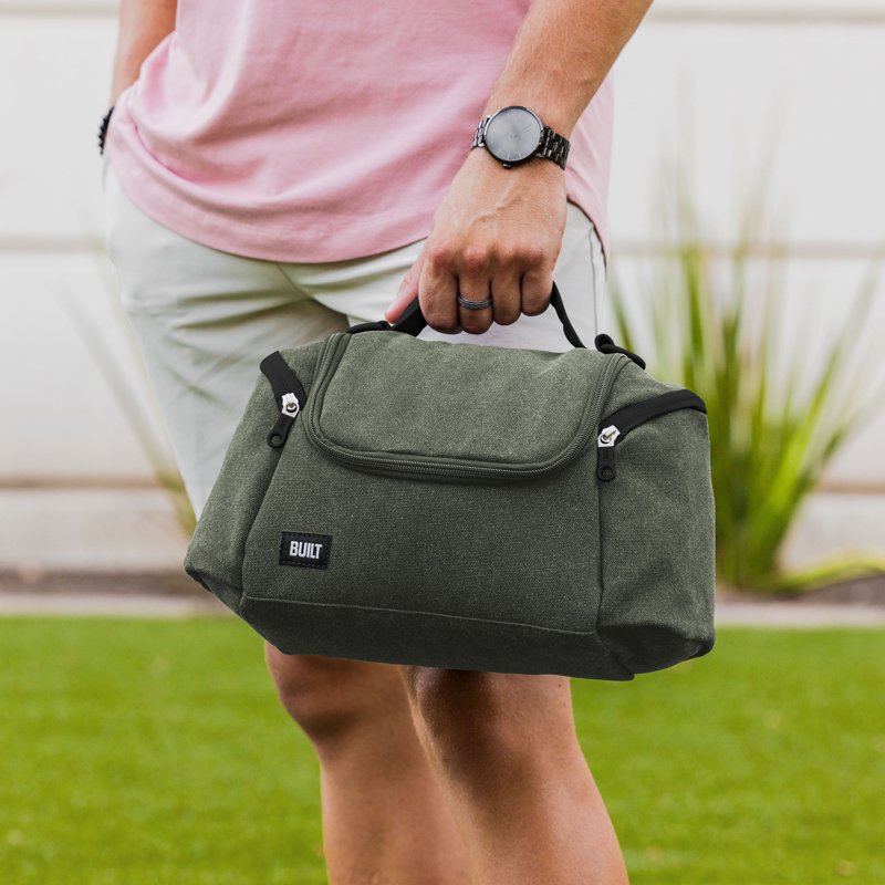 Reusable Lunch Bag - Built Oxford All Day - Sage Green