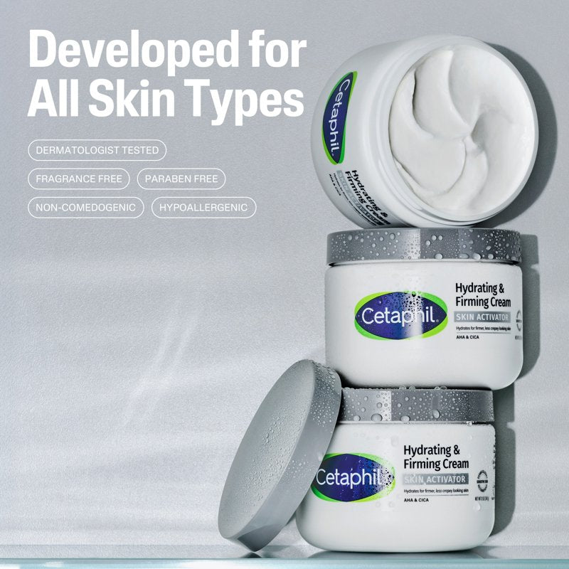 Hydrating & Firming Body Cream with Mandelic Acid & CICA - 12 oz