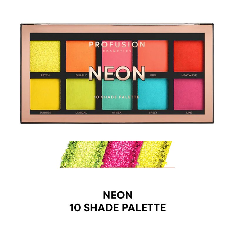 10-Color Eyeshadow Palette – Highly Pigmented Multi-Finish Makeup
