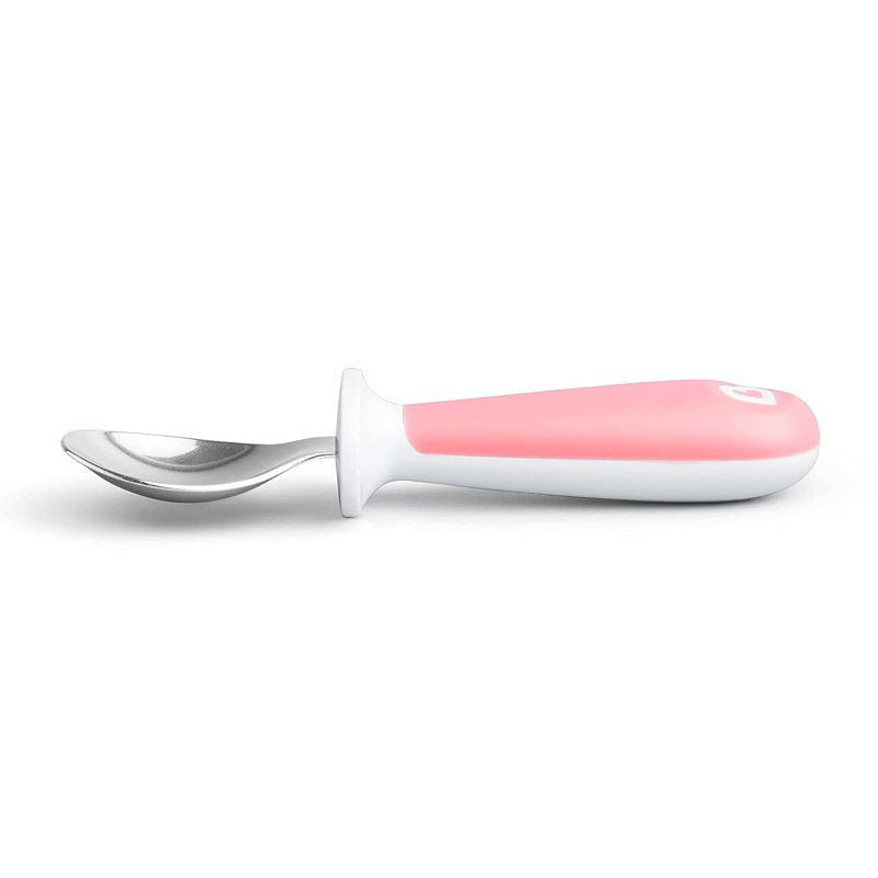 Toddler Fork & Spoon Utensil Set - Pink, Ergonomic Design