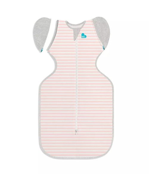 Love to Dream Swaddle Up Transition Swaddle - Zip-Off Wings for Easy Transition | 1.0 TOG, 19-24 lbs, Pink