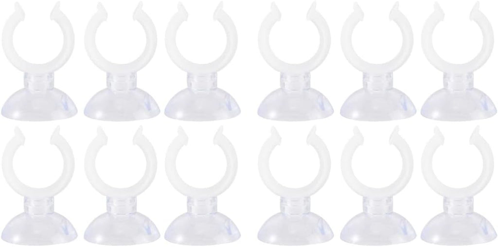Uonlytech Candle Holders - 12 Pcs Suction Cup Tapered Candle Holders for Christmas Decor | Cone Stand
