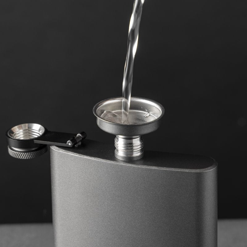 Flask Set with Shot Glasses and Funnel - 3 Pack