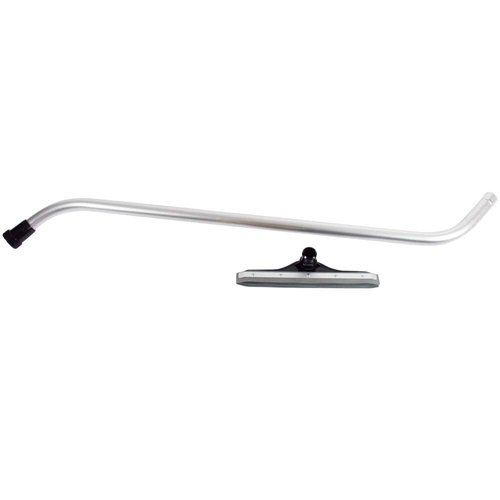 Cen-Tec Systems 94896 Wet/Dry Squeegee Vacuum Attachment with 1-Piece S-Wand, Aluminum