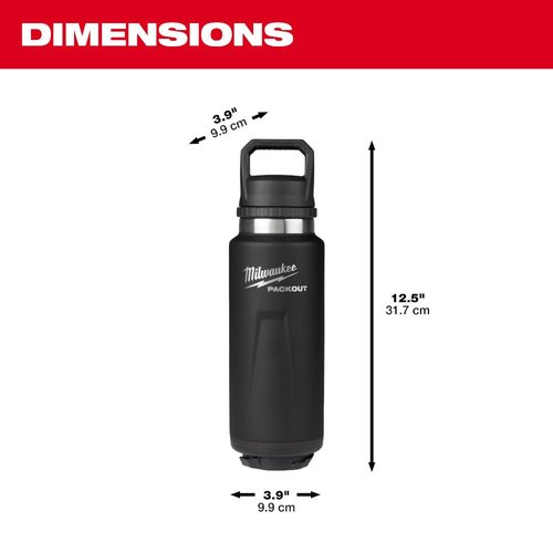 Milwaukee Packout 1064 Ml Thermos (Black) - 48-22-8397B