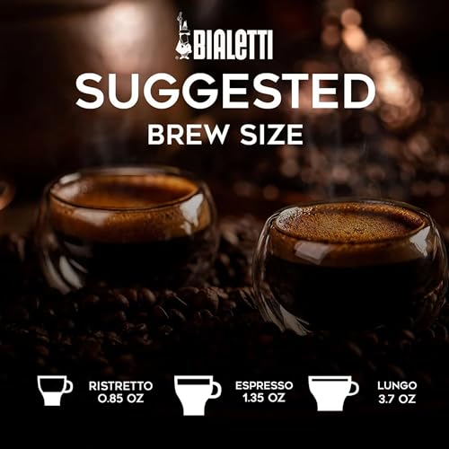 Bialetti Decaf Espresso Capsules 100 Pack – Original Line Compatible Pods, Intensity 6, Light Balanced Decaffeinated Coffee with Spicy and Rounded Flavor