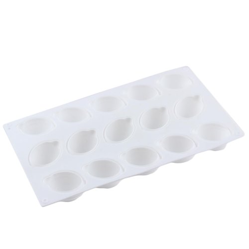 YIMINGMOLD 15 Cavity Lemons Silicone Chocolate Molds Lemon Mold For Chocolate Baking Mousse Cake
