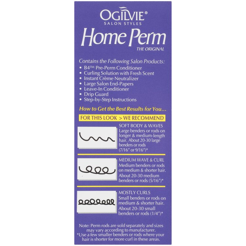 At-Home Hair Perm Kit for Color-Treated and Delicate Hair