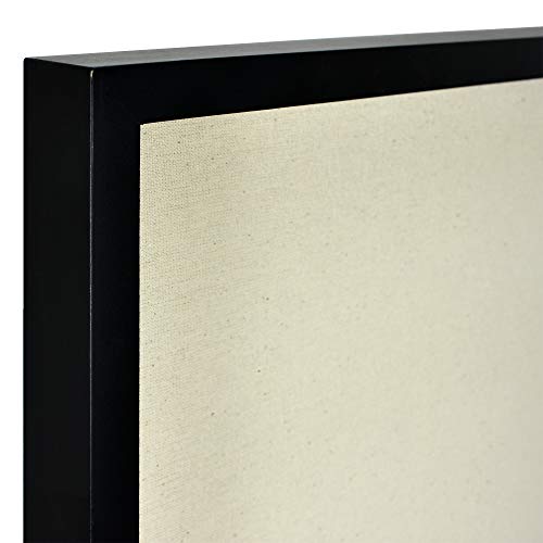 MCS Linen Lined Shadow Box Frame, 12 x 12 Inch, Black