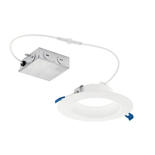 Kichler Direct-to-Ceiling 6 inch Round Recessed 30K LED Downlight in White