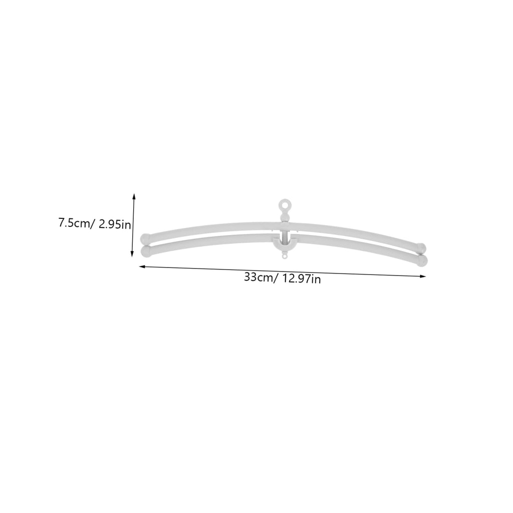 CIYODO Baby Crib Mobile Arm and Bed Bell Holder for Bassinet Toys Hanging Rack DIY Music Toy Decoration for Nursery