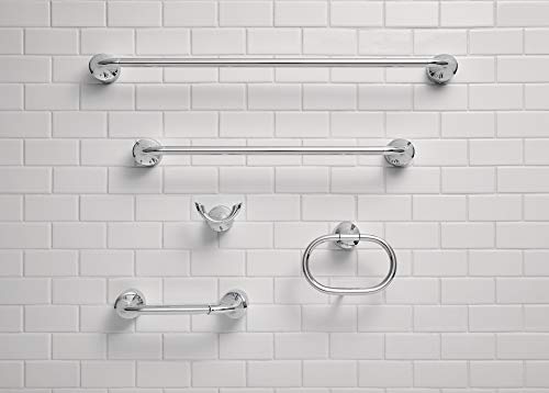 Moen MY3724CH Idora 24-inch Single Towel Bar, Chrome