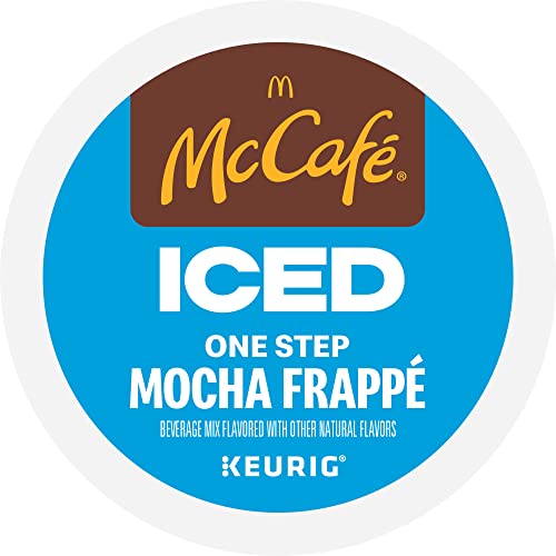 McCafe ICED One Step Mocha Frappe, Keurig Single Serve K-Cup Pods, 60 Count (6 Packs of 10)