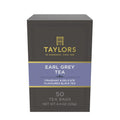 Taylors of Harrogate Earl Grey Black Tea - Fragrant & Delicate Pillow Bags, 50 Count