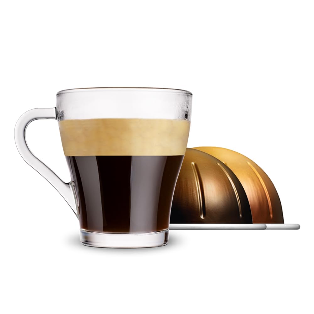 Regine Switzerland Double Espresso Coffee Pods - Rich Flavor | 20 Pods, Chiaro & Dolce