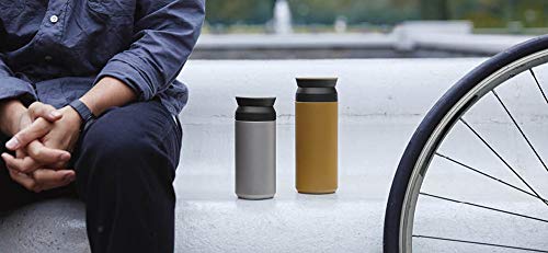 KINTO 20948 Travel Tumbler, 16.9 fl oz (500 ml), Silver, Double Wall Vacuum Construction, Heat and Cold Retention