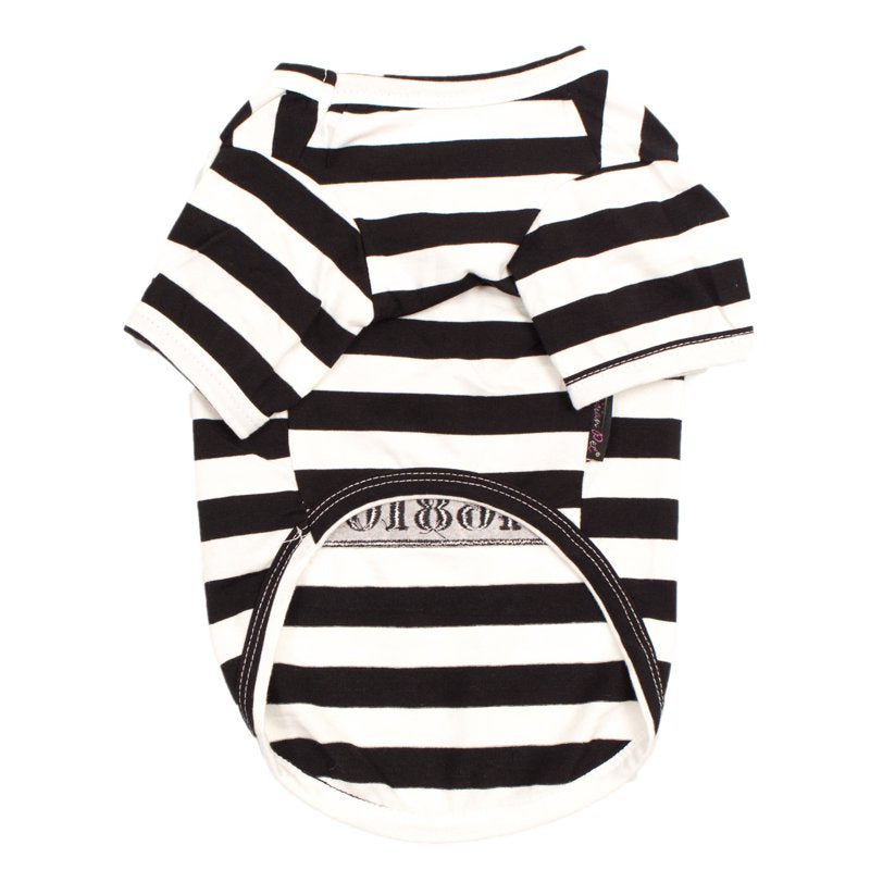 Large Dog Halloween Costume Prisoner Shirt - Comfortable & Detailed