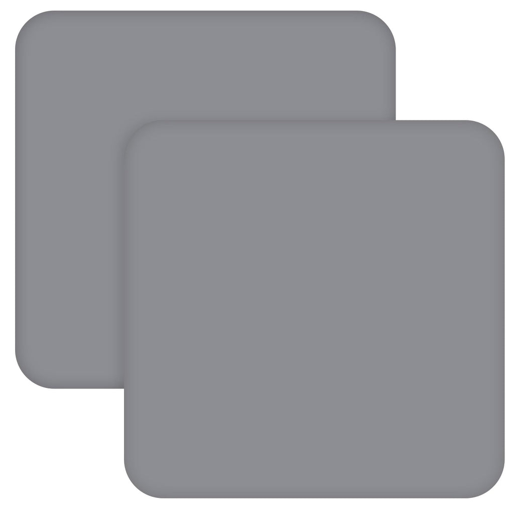 Square Playard/Playpen Fitted Sheets, Perfect for New Room2 / TotBloc Portable Playard, 2 Pack, Ultra Soft Microfiber, Fitted Playpen Sheet, Grey.