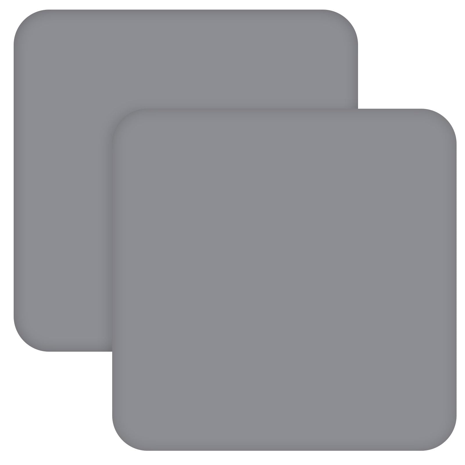 Square Playard/Playpen Fitted Sheets, Perfect for New Room2 / TotBloc Portable Playard, 2 Pack, Ultra Soft Microfiber, Fitted Playpen Sheet, Grey.