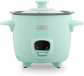 Dash Mini Ceramic Rice Cooker - Compact Single-Serve Cooker with Nonstick Pot & Keep Warm Function - Aqua