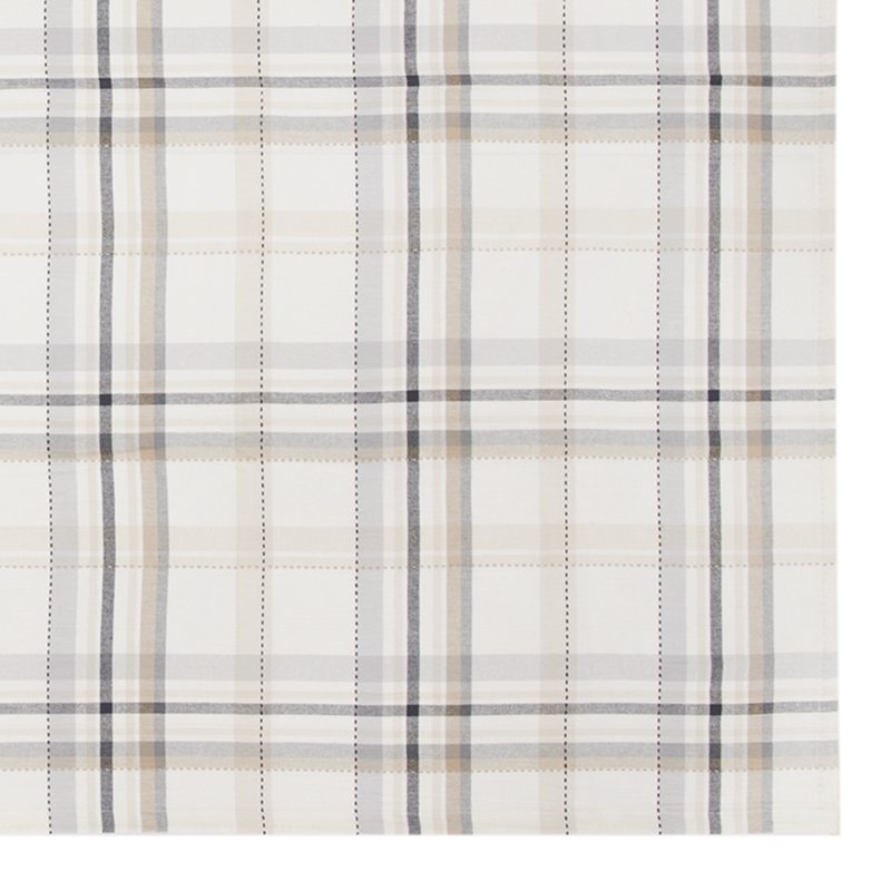 60" x 84" Plaid Tablecloth - 100% Cotton - Multi Color