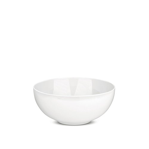 Alessi AGV29/3825 All Time - Salad Serving Bowl, Bone China, White