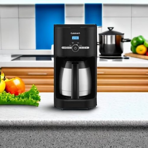 Cuisinart 10-Cup Thermal Classic™ Coffeemaker - Programmable Black Design for Fresh Coffee