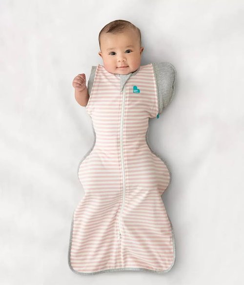 Love to Dream Swaddle Up Transition Swaddle - Zip-Off Wings for Easy Transition | 1.0 TOG, 19-24 lbs, Pink