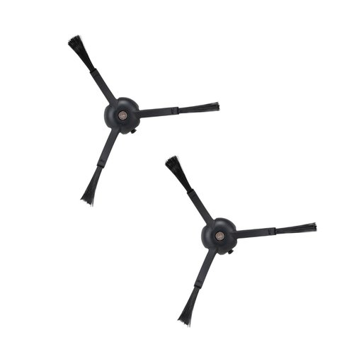 roborock Side Brushes Replacement (2 Pieces) for S8 Pro Ultra, S7 Max Ultra, Qrevo, Roborock Qrevo Slim, Series of S7 MaxV/S7/Q7Max/Q8 Max/S8/Q7/Q5/S6/S5/S4/E5/E4/E3/E2 Robot Vacuum Cleaner, Black