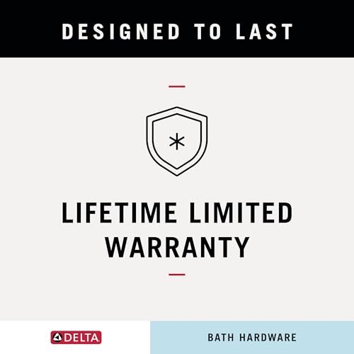 DELTA FAUCET NIC64-DN Nicoli 4-Piece Bath Hardware Set 18 to 24 in. Towel Bar, Toilet Paper Holder, Towel Ring, Towel Hook in Brushed Nickel